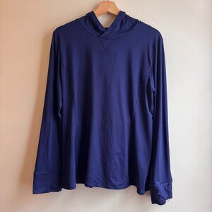 Fabletics Womens Navy Phoenix Run Hoodie Size XXL - NWT